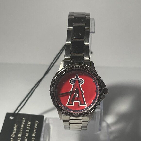 Los Angeles Angels MLB Ladies Stainless-Steel Luxury Watch by Game Time NEW!! main image 6